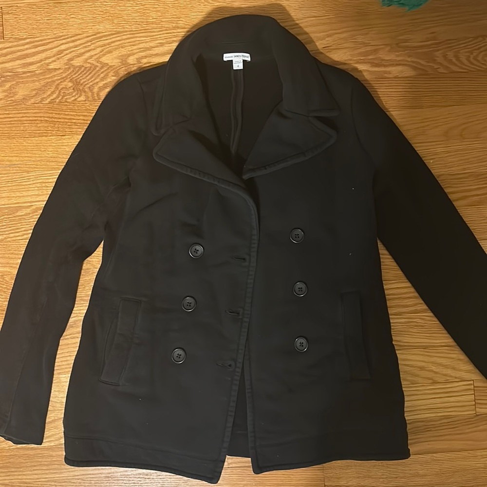 James Perse black jersey jacket/blazer